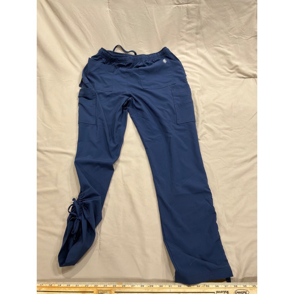 Easy Stretch by Butter-Soft Scrub Pants Women Medium Navy Blue BU471